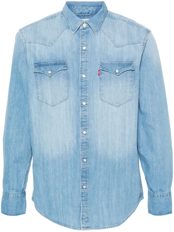 Levi's barstow denim shirt discount