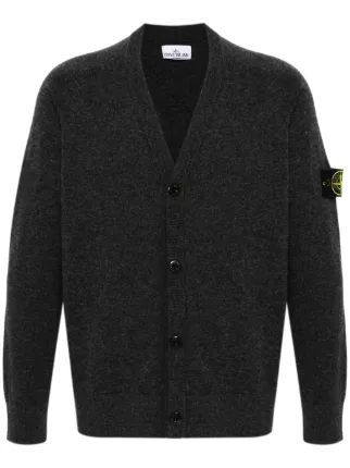 Stone Island コンパスバッジ カーディガン | グレー | FARFETCH JP
