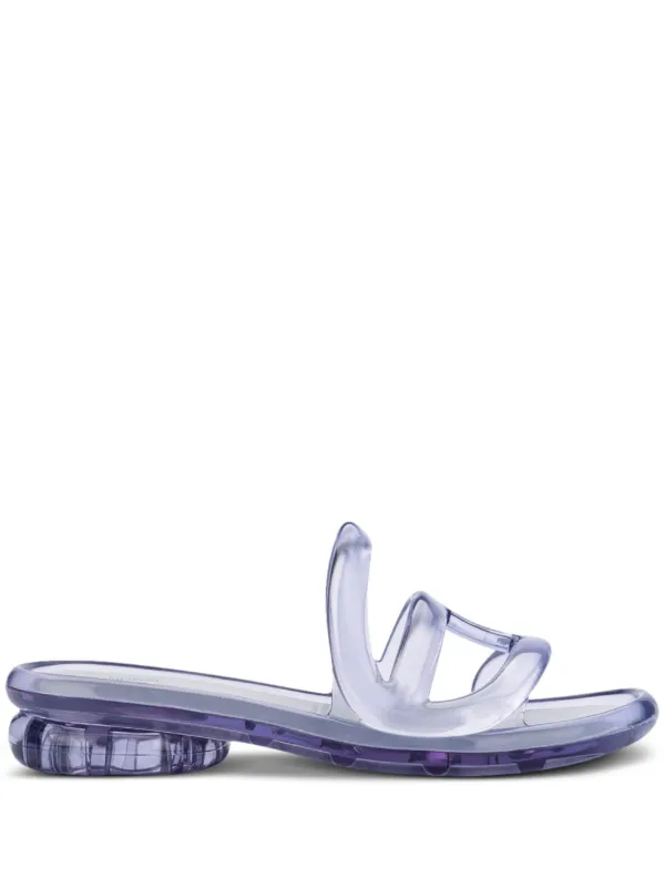 Telfar x Melissa Jelly Slides Neutrals FARFETCH UK