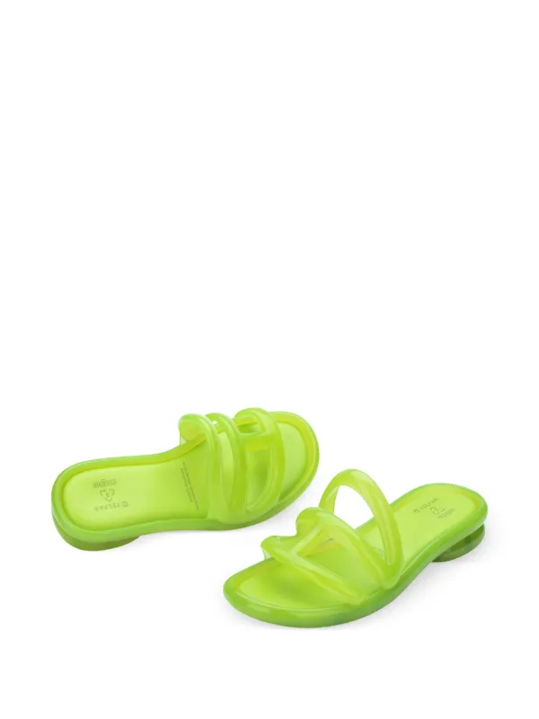 Telfar x Melissa Jelly Slides Green FARFETCH AU