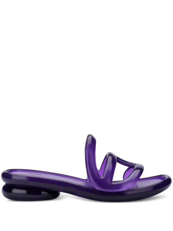 Telfar x Melissa Jelly Slides Purple FARFETCH BE