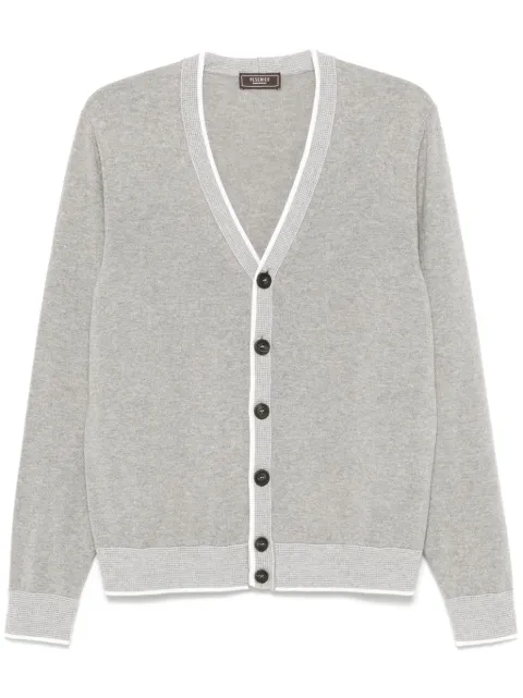 Peserico contrast-trim cardigan