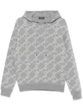 Peserico knitted hoodie - Grey