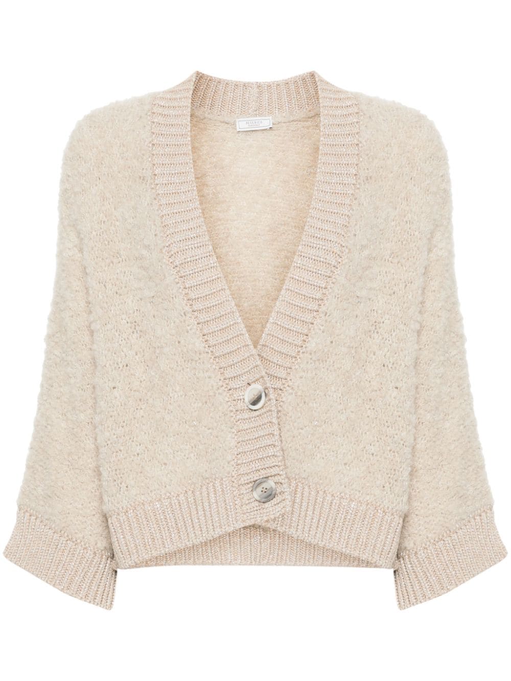 Peserico bouclé cardigan -...