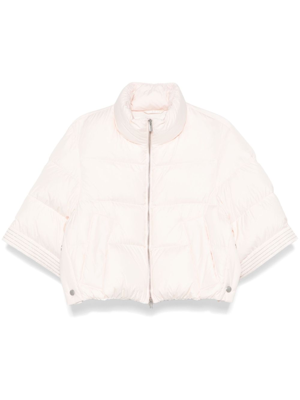 Peserico three quarter-sleeve down jacket - Pink