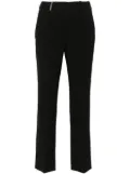 Peserico pressed-crease trousers - Black