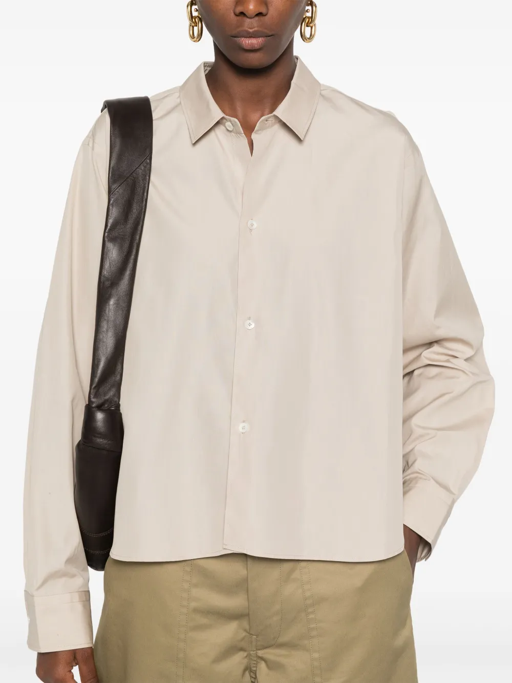 Sofie D'hoore Katoenen blouse Beige