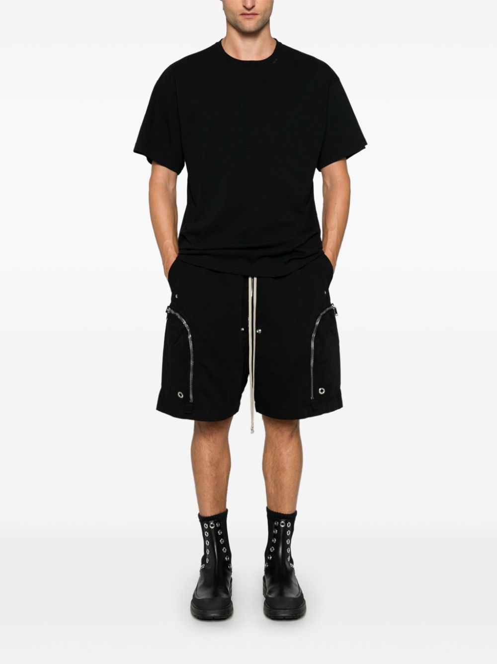 Rick Owens DRKSHDW Bauhaus shorts - Zwart