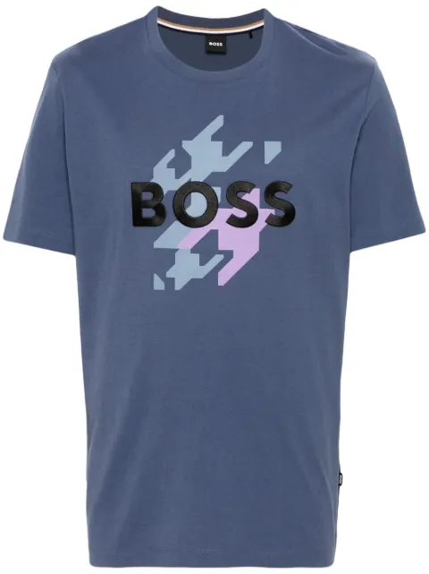 BOSS Camiseta com logo bordado