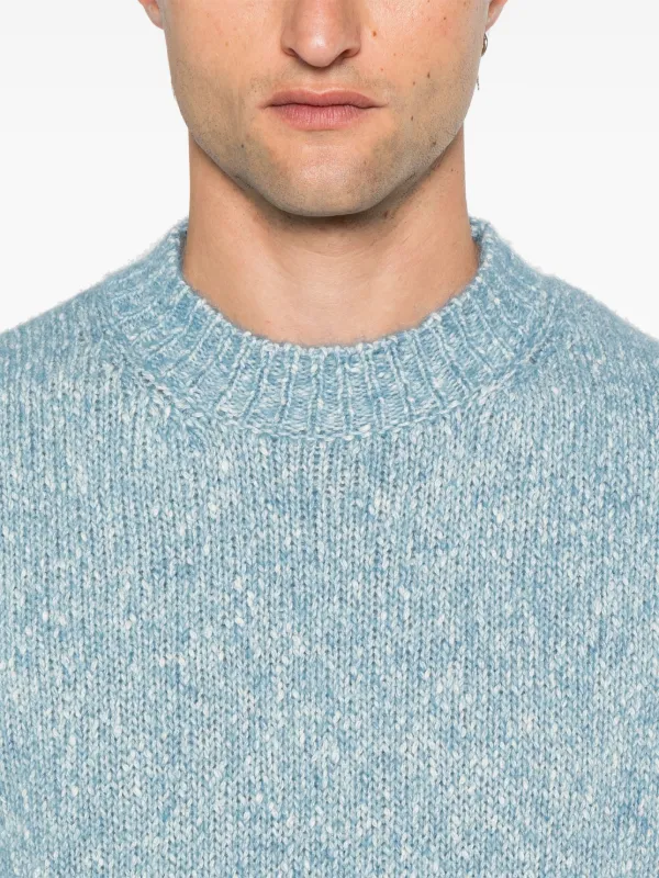 日本初の JILSANDER chunky Sander(ジル ブルー（Jil M セーター ニット トップス