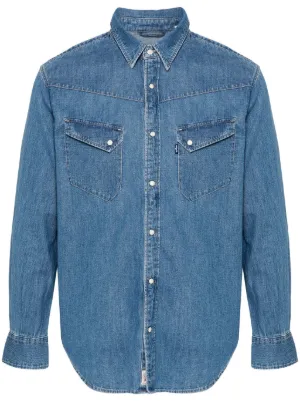 Levi's ロングスリーブ デニムシャツ | ブルー | FARFETCH JP