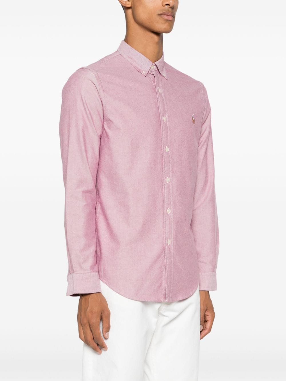 Shop Polo Ralph Lauren Oxford Shirt In Red