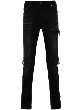 パンツ AMIRI MX1 denim Black jeans W30 パンツ AMIRI MX1 denim Black jeans W30 Amiri MX1 Distressed