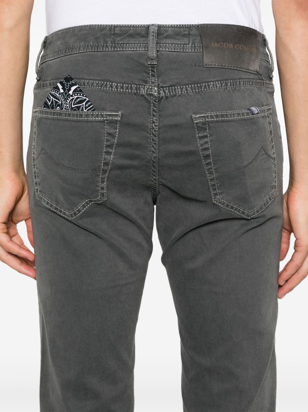 Shop Jacob Cohen Nick Jeans In Grey