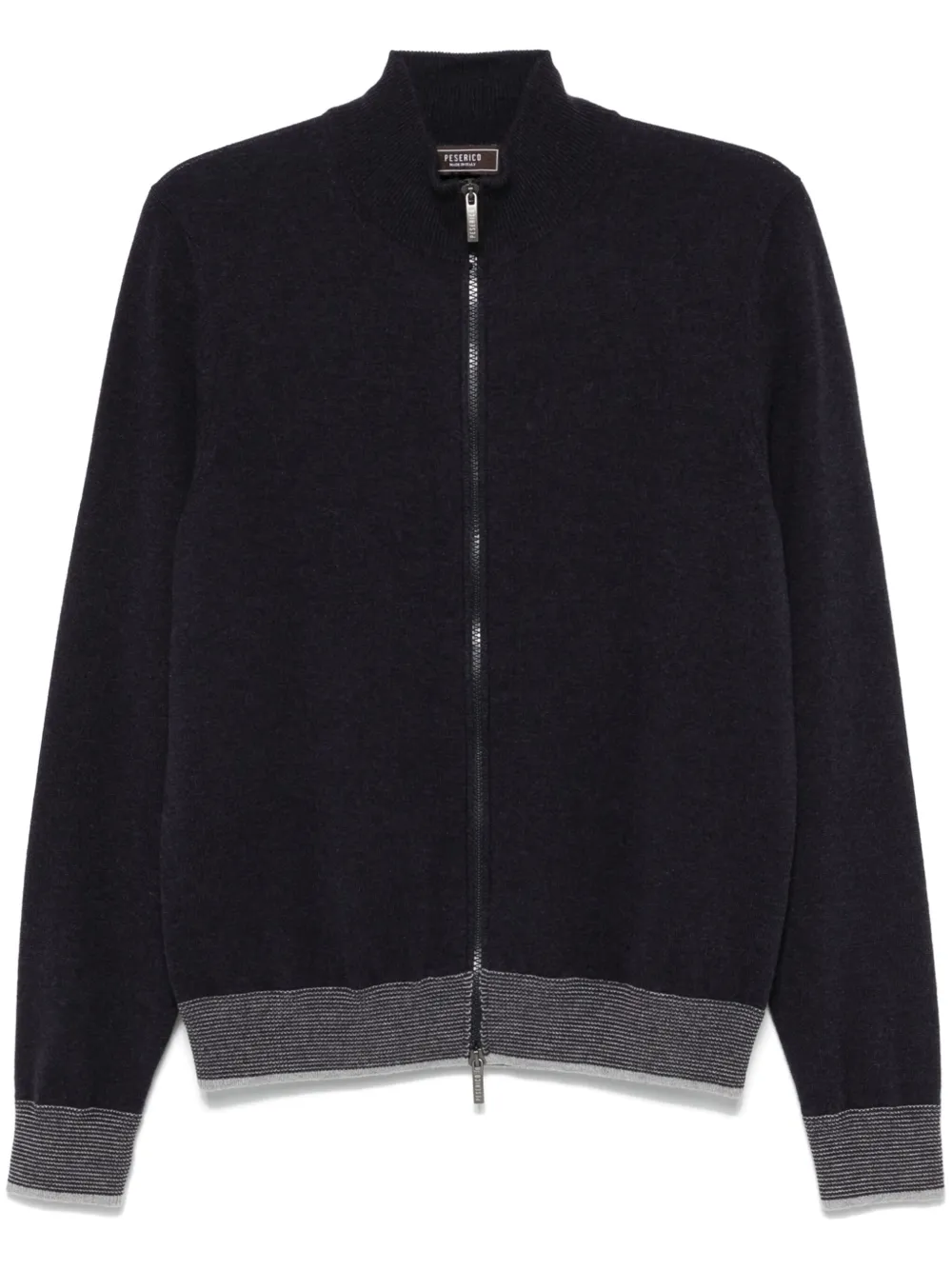 Peserico Vest met rits Blauw