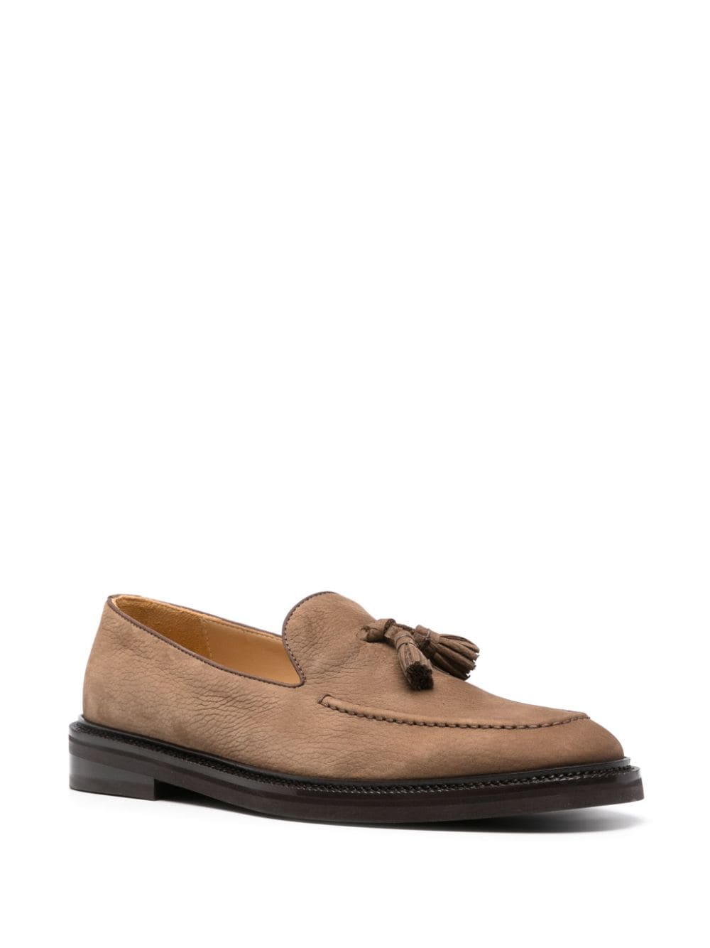 Peserico suede loafers - Bruin