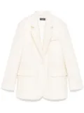 Peserico single-breasted blazer - White