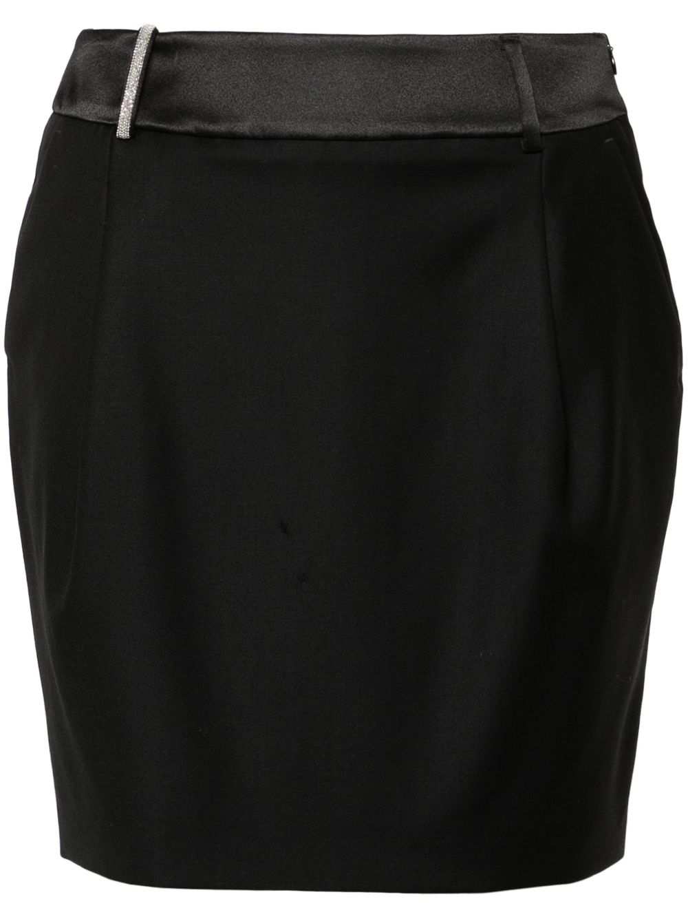 Peserico twill-weave mini skirt - Black