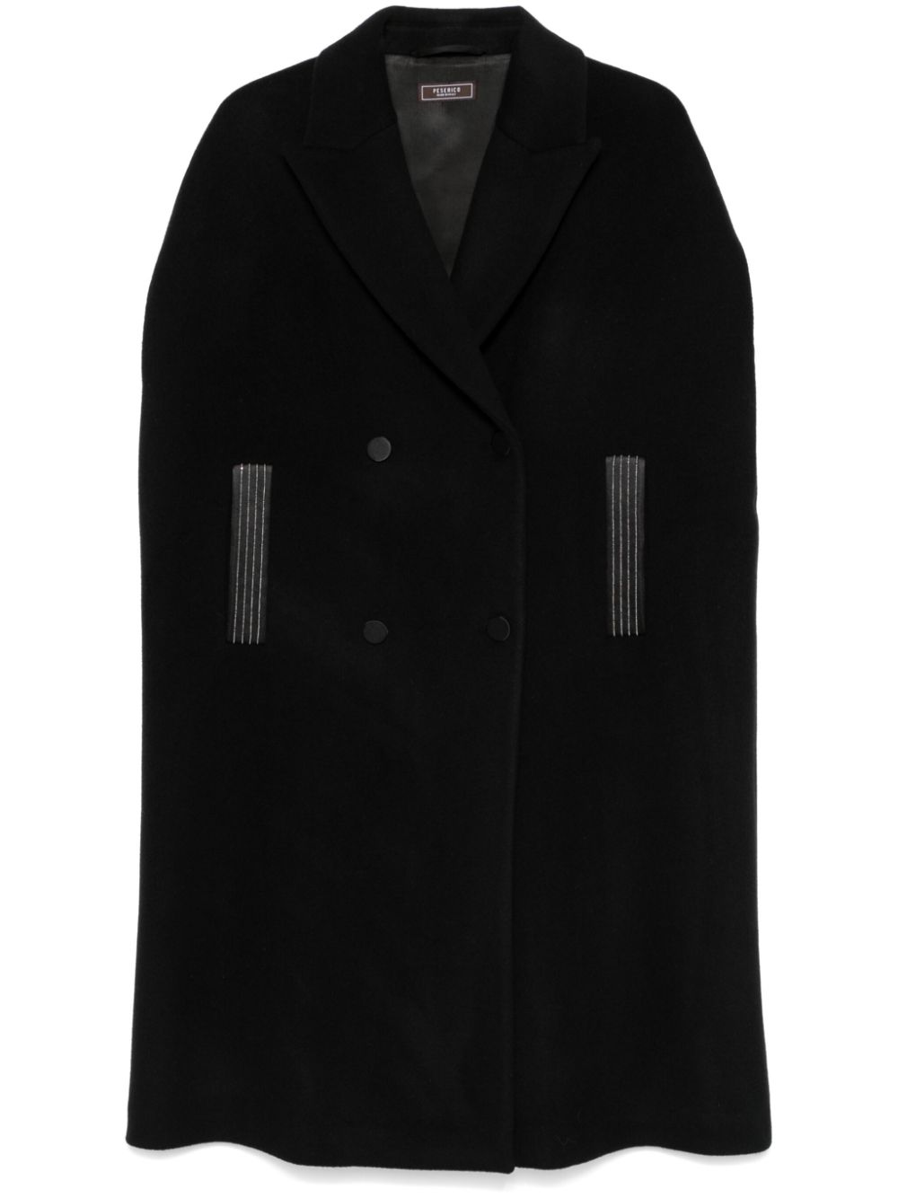 Peserico sleeveless coat - Black