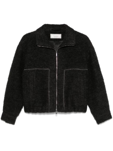 Peserico bouclé bomber jacket