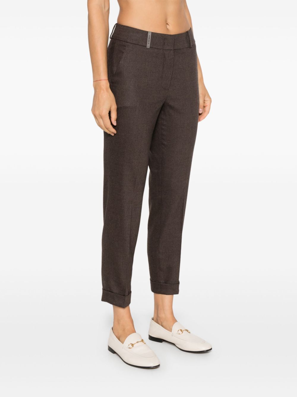 PESERICO FLANNEL TROUSERS 