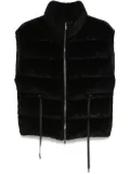 Peserico corduroy gilet - Black