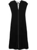 Peserico satin maxi dress - Black