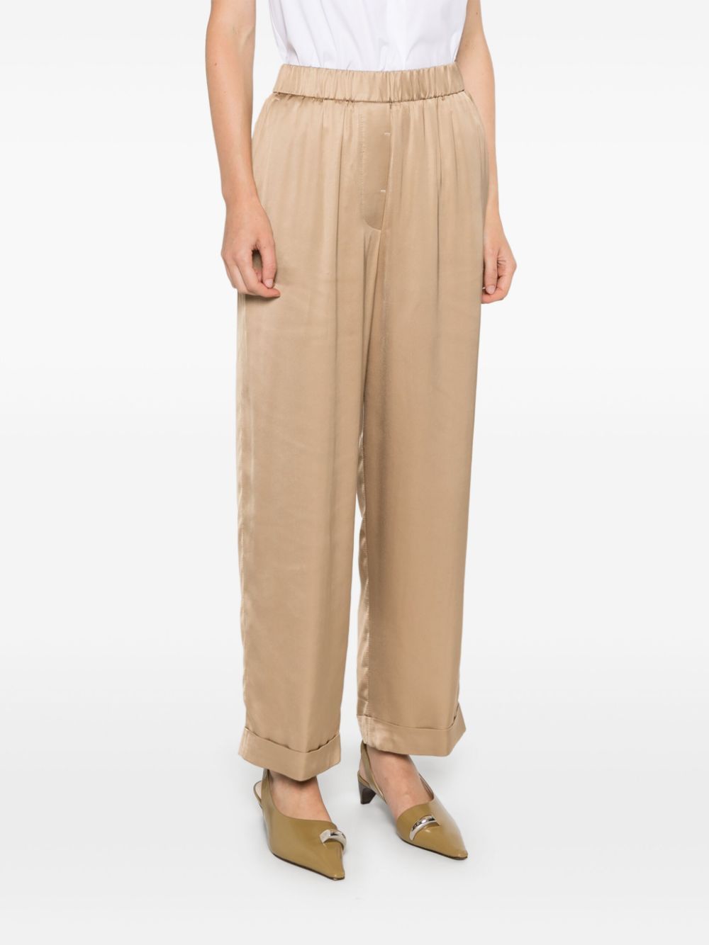 PESERICO SATIN TROUSERS 