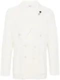 Lardini double-breasted blazer - White