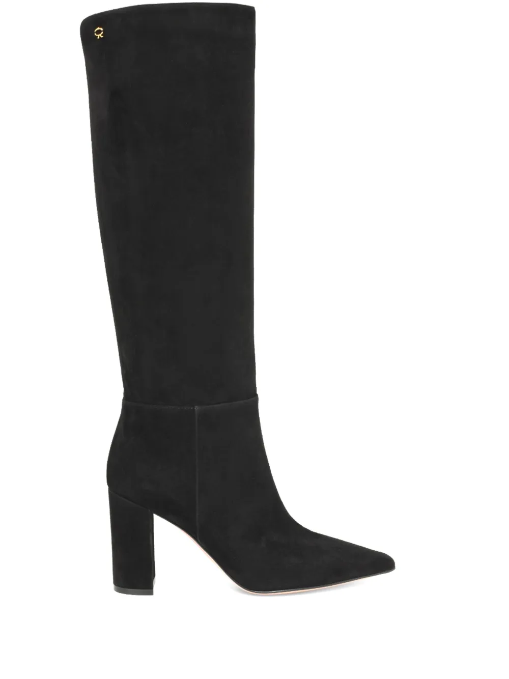 Gianvito Rossi 85mm leather boots Black