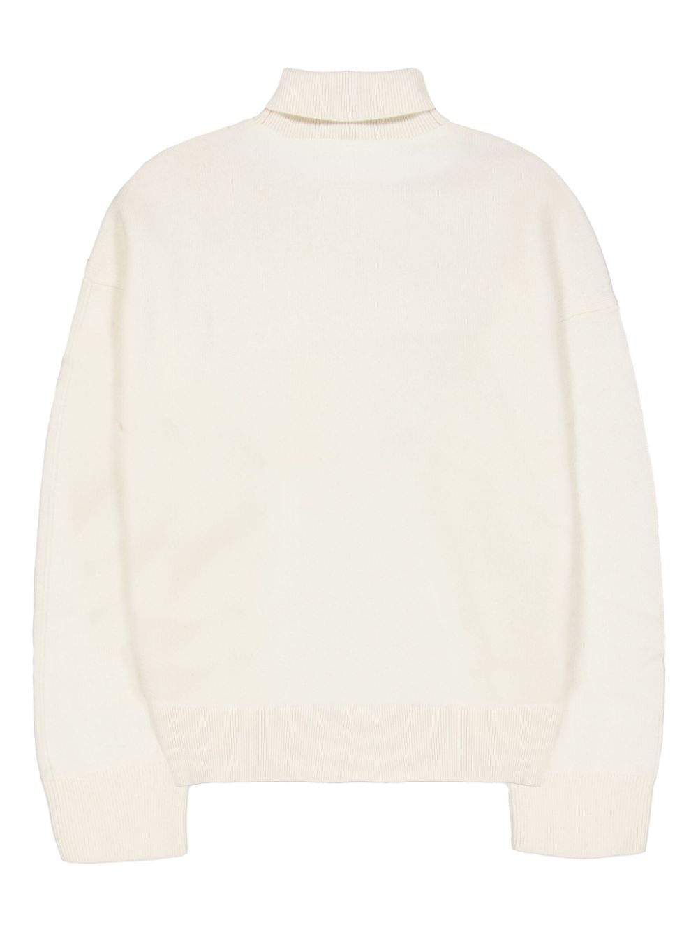 Laneus ruched-detailing jumper - White