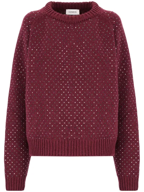 Laneus crystal-embellished jumper
