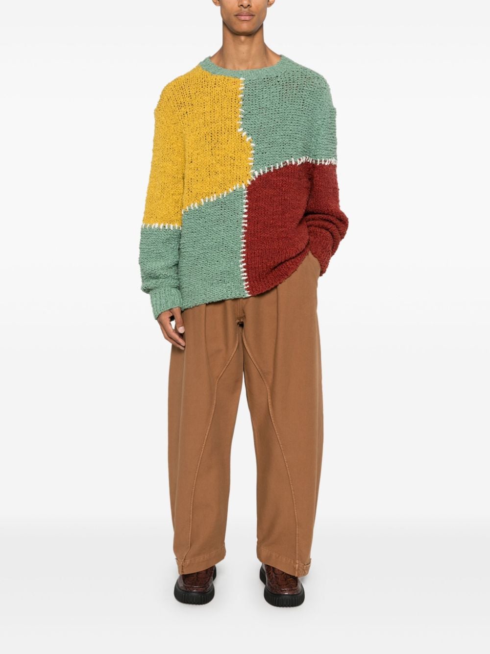 JW Anderson Katoenen broek - Bruin