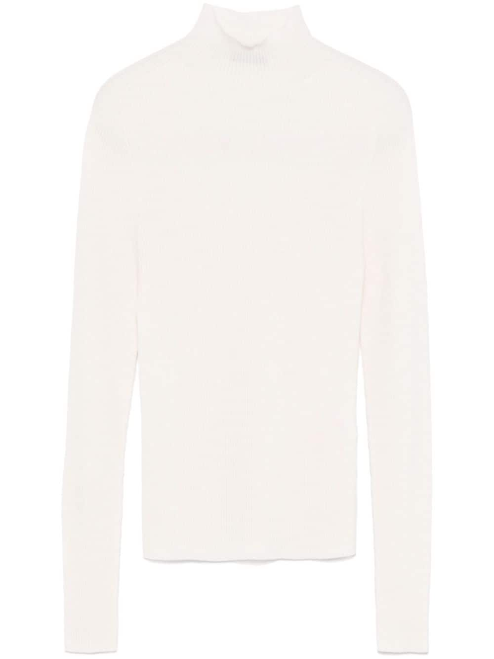 Peserico Virgin-wool Sweater In White