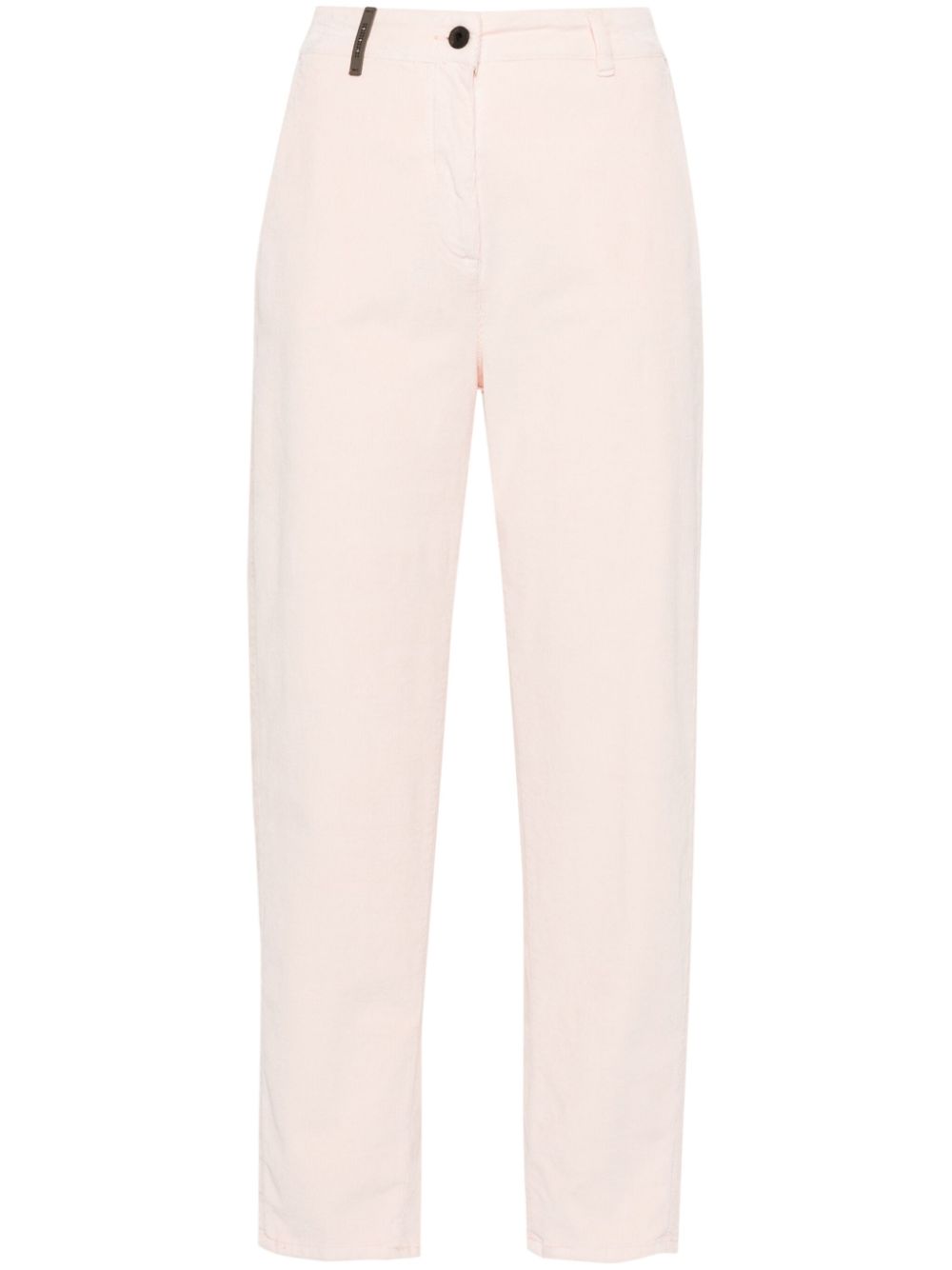 Peserico corduroy carrot trousers - Pink