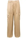 Peserico satin cargo pants - Neutrals