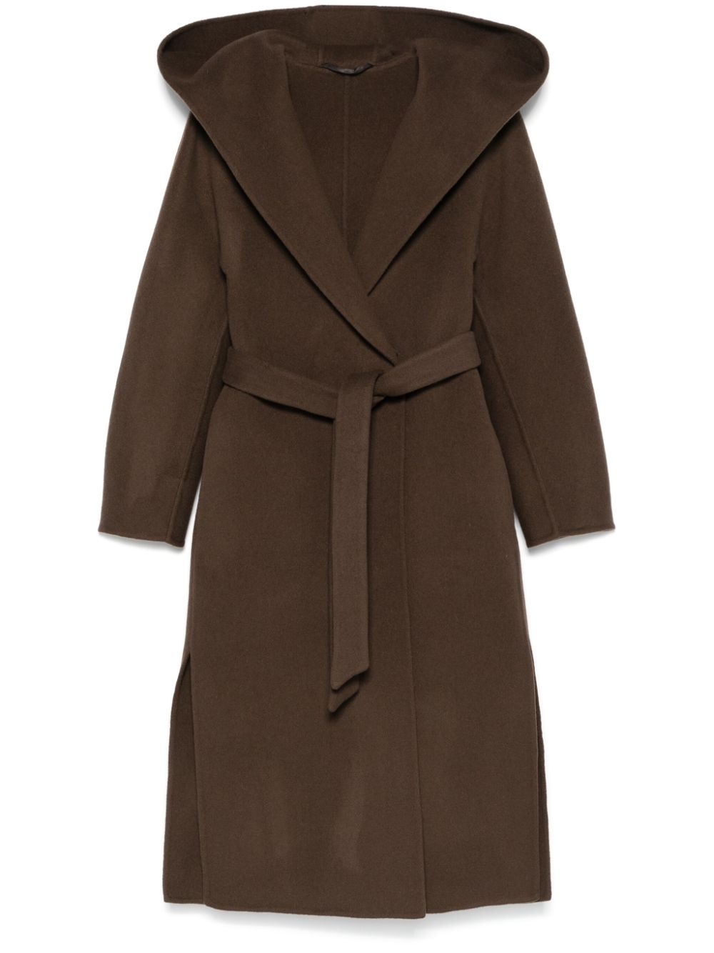 Peserico belted coat - Brown