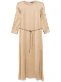 Peserico satin maxi dress - Neutrals