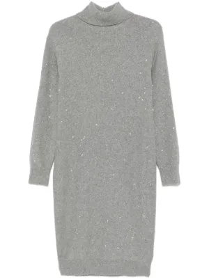 ★美品 PESERICO ペゼリコ カシミヤ混 ラメニットワンピース ☆美品 PESERICO ペゼリコ カシミヤ混 ラメニットワンピース