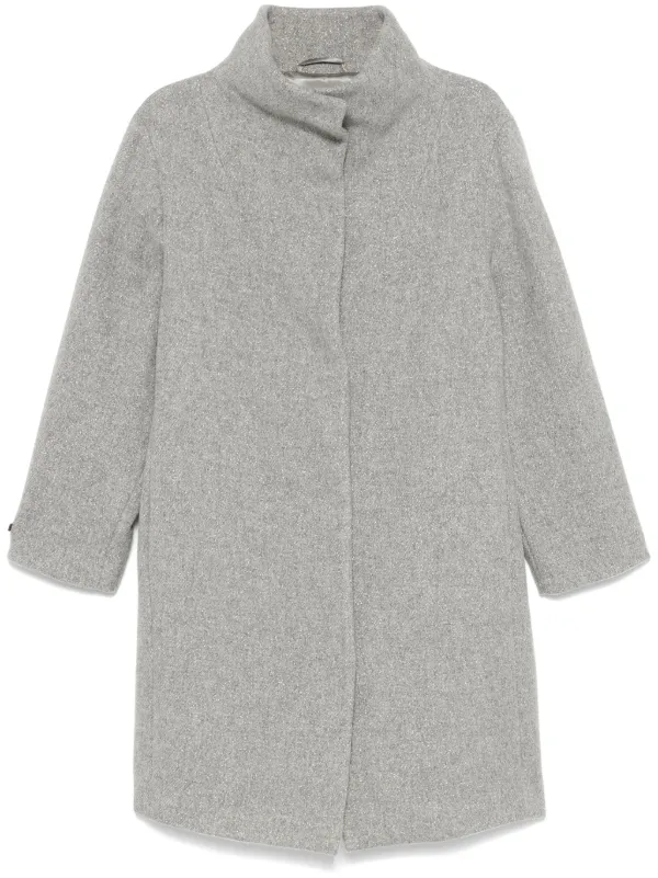 ファッションなデザイン Peserico Metallic CY FARFETCH | Grey | Coat パンツ