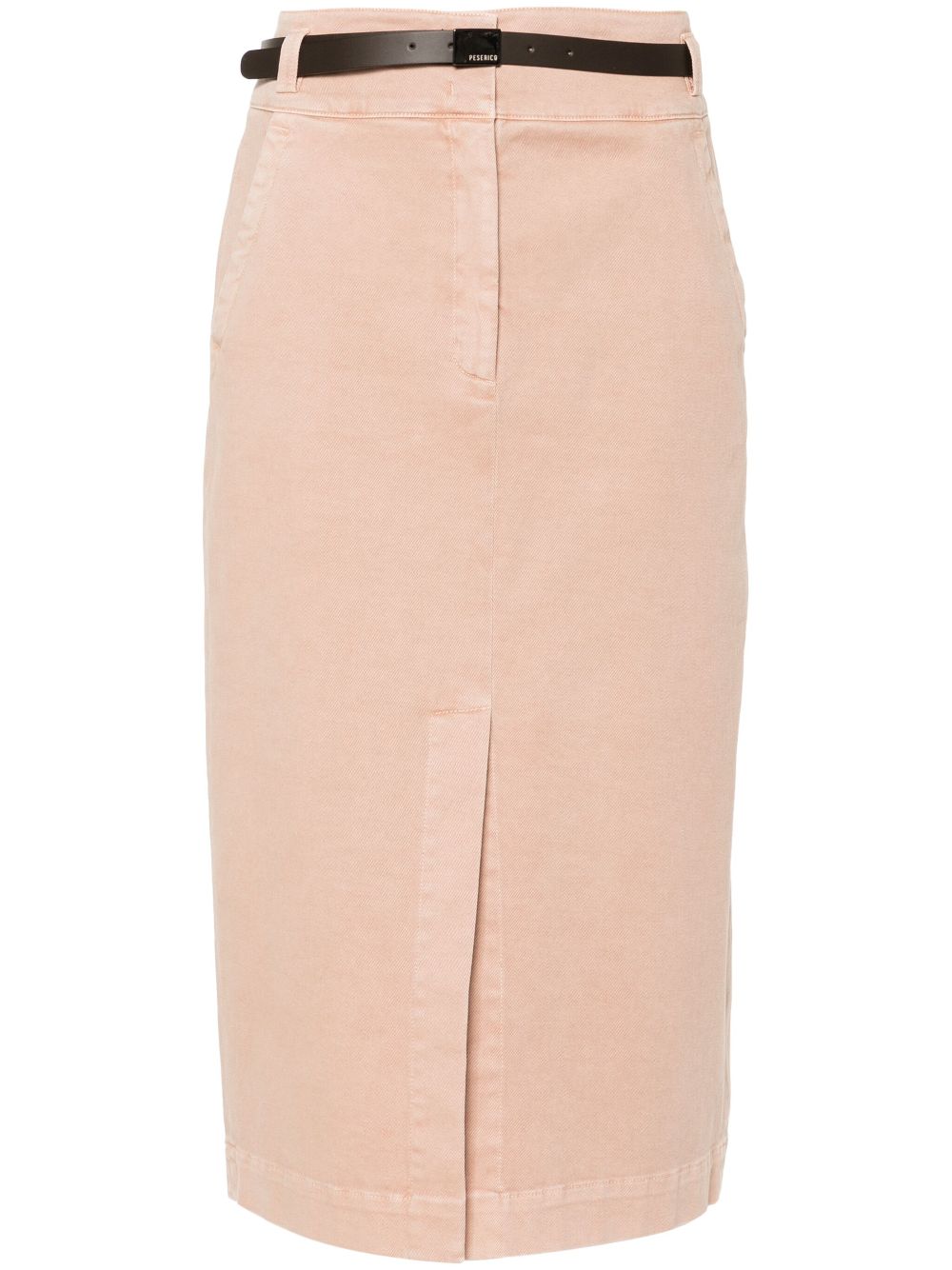 Peserico belted midi skirt - Neutrals