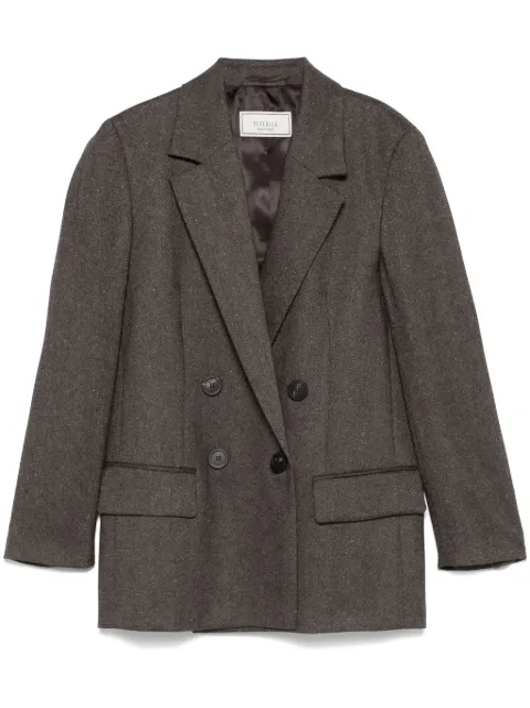 Peserico herrringbone blazer