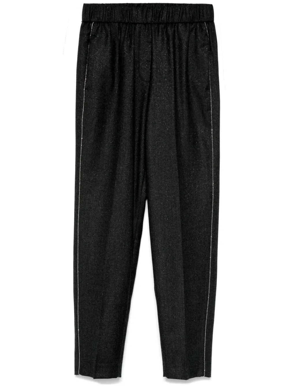 Peserico lurex-detail trousers | Grey | Image 1
