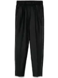 Peserico lurex-detail trousers - Grey