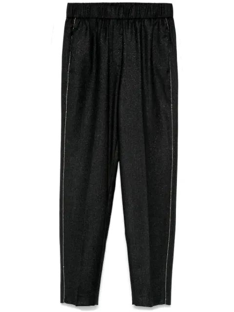 Peserico pantalones con detalle de lúrex