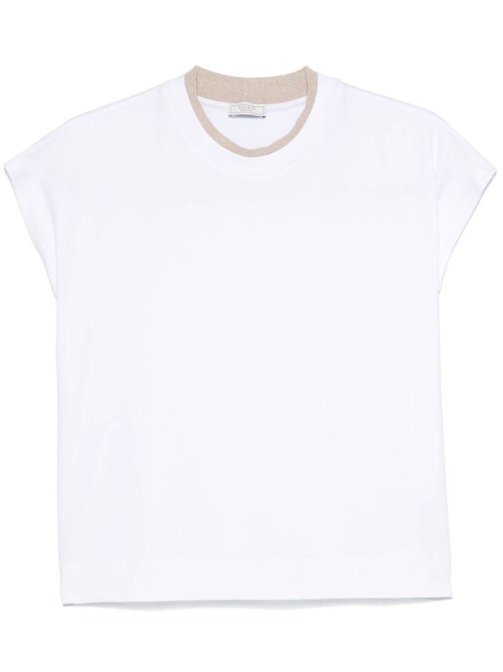 Peserico layered T-shirt - White