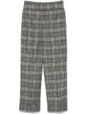 Peserico check-plaid trousers - Grey