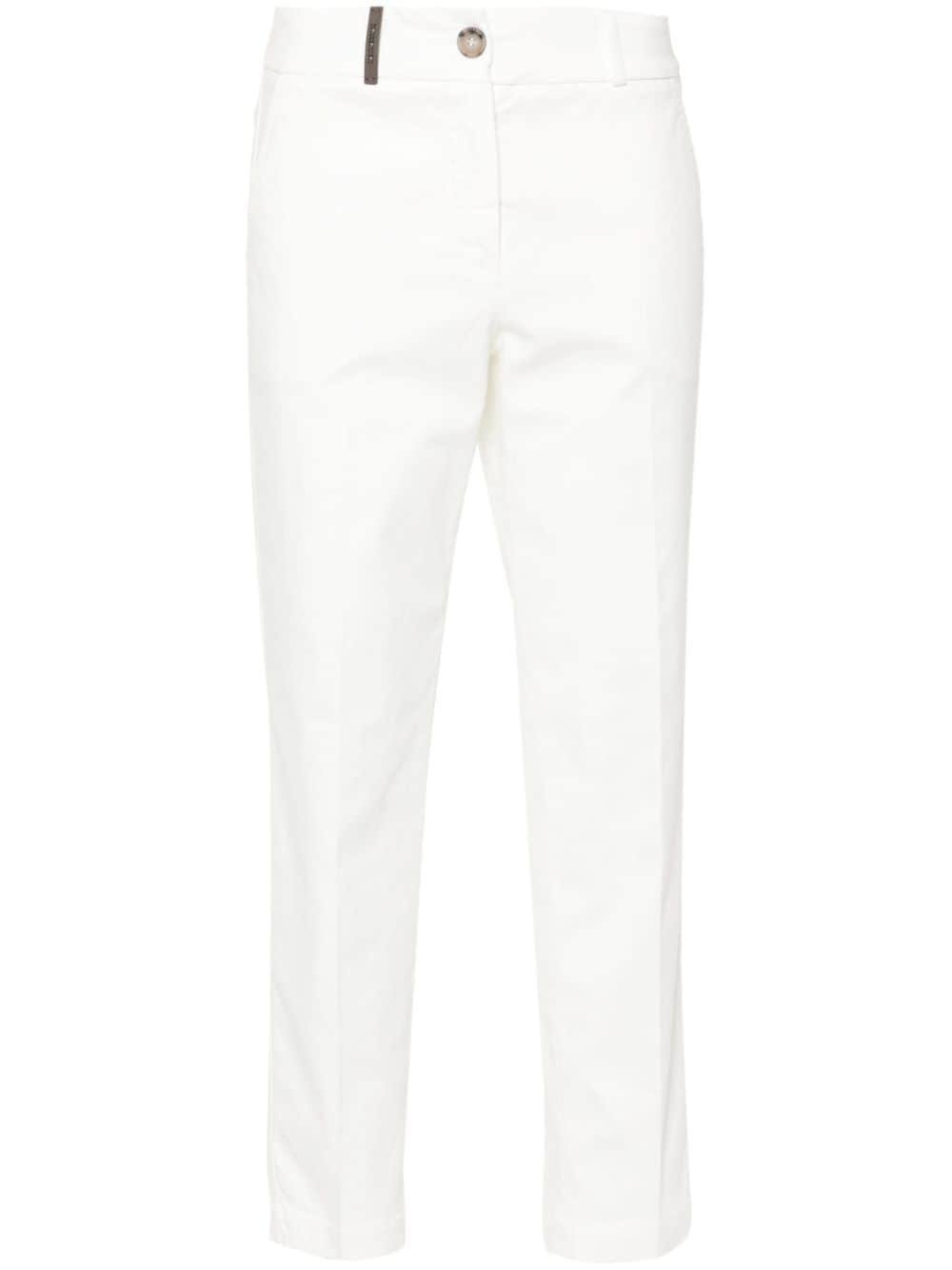 Peserico Tapered Trousers In White