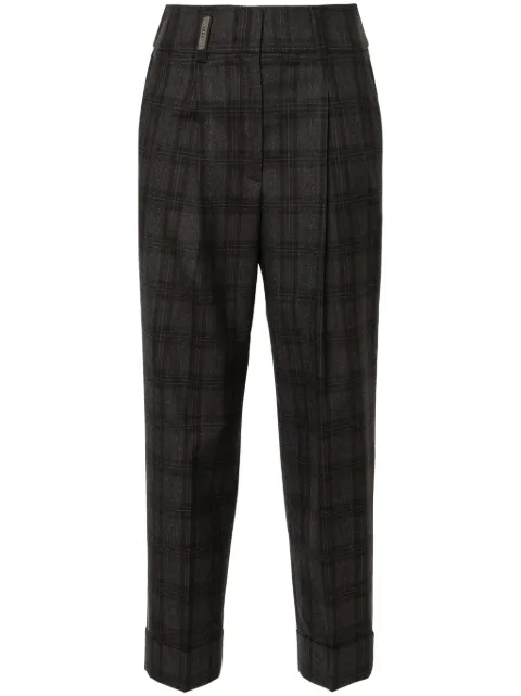 Peserico wool cropped trousers
