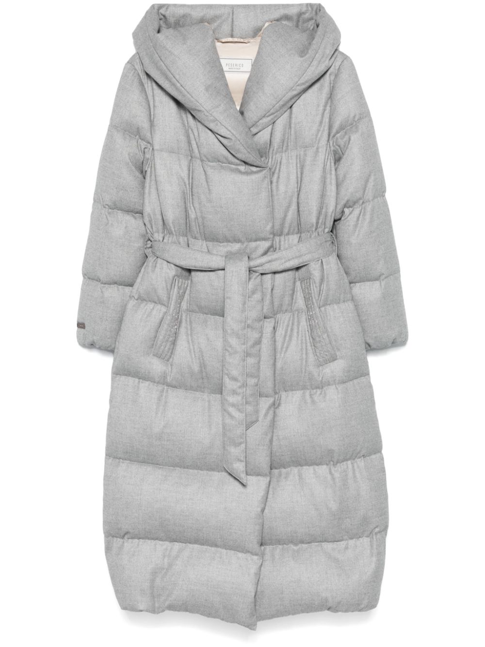 Peserico padded coat - Grey